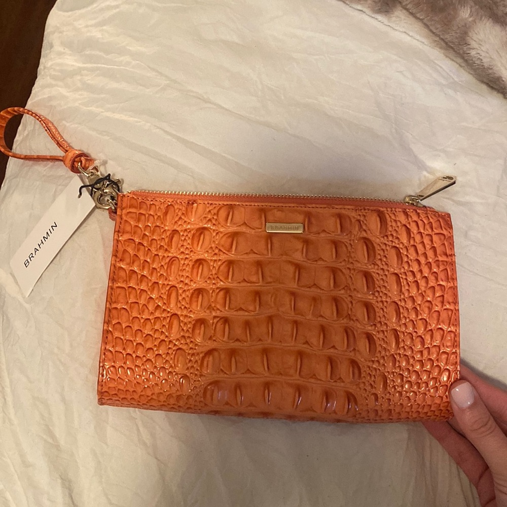 BRAHMIN DAISY POPPY PURSE